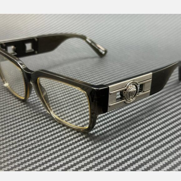 Versace Men's Transparent 53mm Men's Eyeglasses - Picture 1 of 5